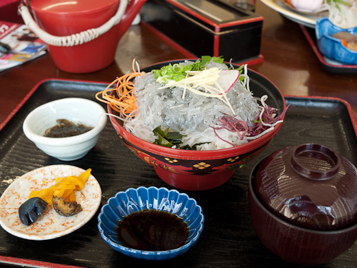 生しらす丼
